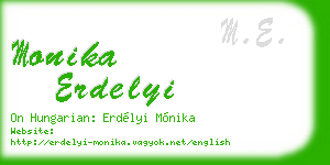 monika erdelyi business card